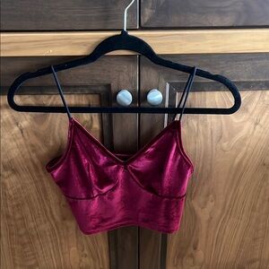 Women's Red Velvet Tank Top